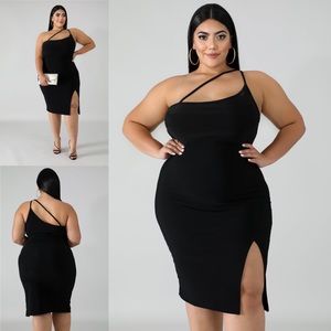 Bodycon cutout evening dress size 3X (18/20) NWT